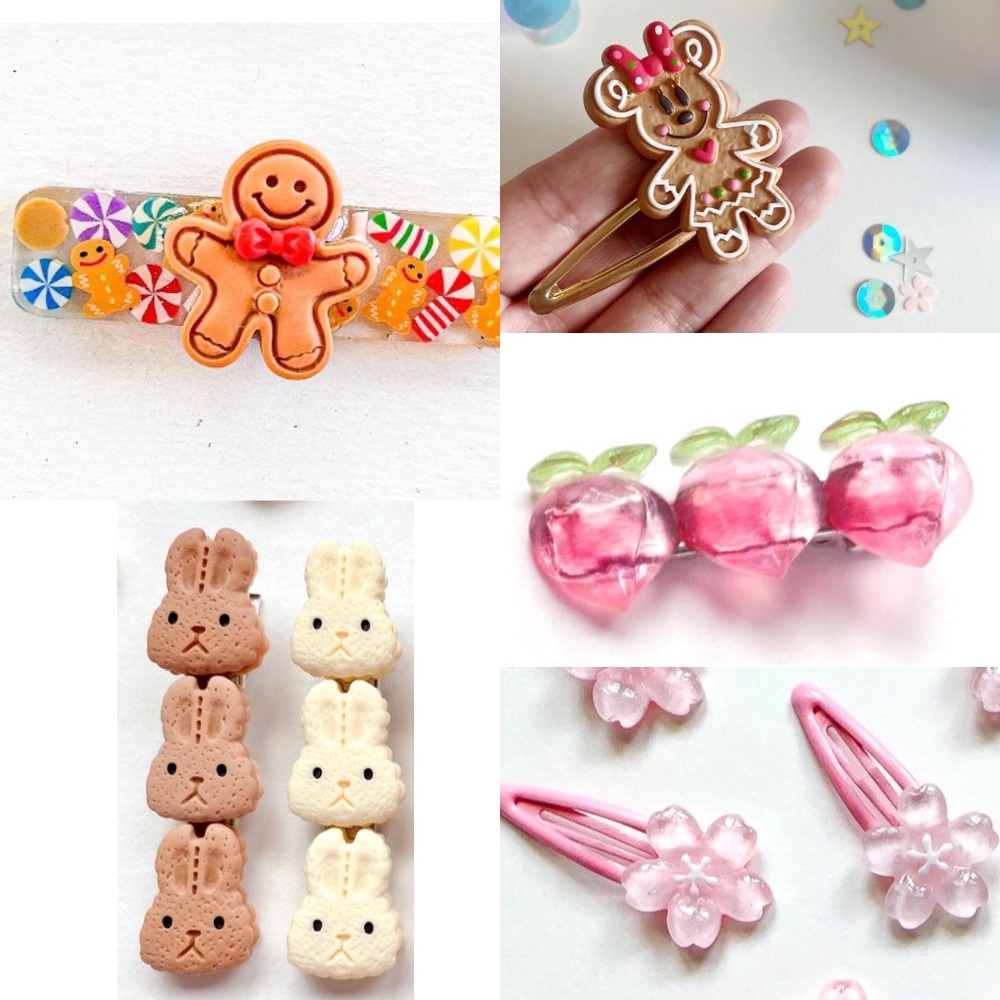 ✨ Cute & Unique Hair Clips Collection ✨